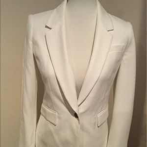 White House Black Market White Blazer